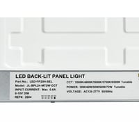 LED-FP2X4-SEL-4PK Flat Panel with 5 Color and Wattage Selections 4 Pack - LED-FP2X4-SEL-4PK - Norman Lamps