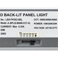 LED-FP2X2-SEL-4PK Flat Panel with Selectable Color and Wattage 4 Pack LED-FP2X2-SEL-4PK Flat Panel with Selectable Color and Wattage 4 Pack - LED-FP2X2-SEL-4PK - Norman Lamps