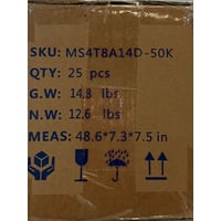 MS4T8A14D-40K-25pack A+B LED 4 Foot Tube 15W 2200 Lumens 4000K / With Switch Dimming Mode / 25pack - MS4T8A14D-40K-25pack - Norman Lamps