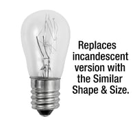 LED-FS6E12-1W 2700K 120V E12 Base - LED-FS6E12-1W - Norman Lamps