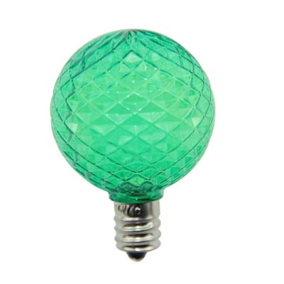 LEDG40E12-Green  Christmas LED Bulb E12 - Norman Lamps