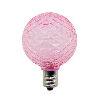 LEDG40E12-Pink Christmas LED Bulb E12 - Norman Lamps