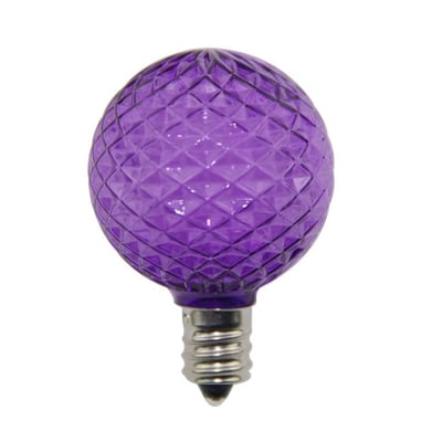 LEDG40E12-Purple  Christmas LED Bulb E12 - Norman Lamps