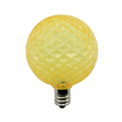 LEDG50E12-YEL  YELLOW Christmas LED Bulb 2