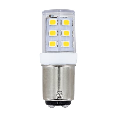 LED-1142-2W-3K-10-30V 3000K LED T5 BA15D DC Bayonet Base - Norman Lamps
