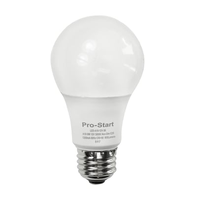 LED-A19-12V-3K 3000K (Warm-White) Input Voltage 12V-24V LED-A19-12V-3K 3000K (Warm-White) Input Voltage 12V-24V - Norman Lamps