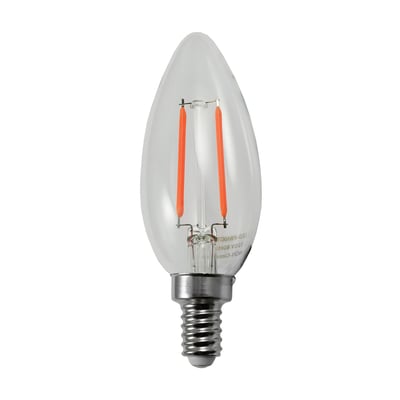 LED-FB10CT-FR-2W Red Filament Bulb - Norman Lamps