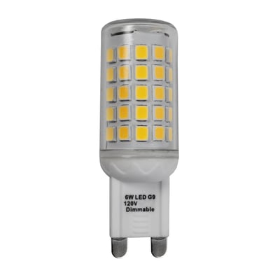 LED-G9-6W-4KDIM 120V 6W G9 Base 4000K Cool White LED-G9-6W-4KDIM 120V 6W G9 Base 4000K Cool White - Norman Lamps