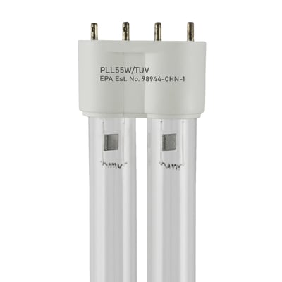 PL-L55W/TUV - 4Pin Germicidal UVC Lamp - 2G11 base - 55Watts - 21 Inch MOL - 254nm