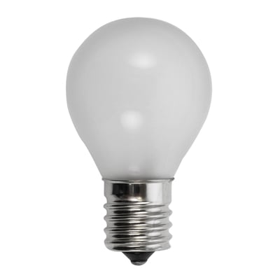10S11N-130V-INT-IF Miniature Bulb 130V 10W Intermediate Screw Base E17 Frosted Glass
