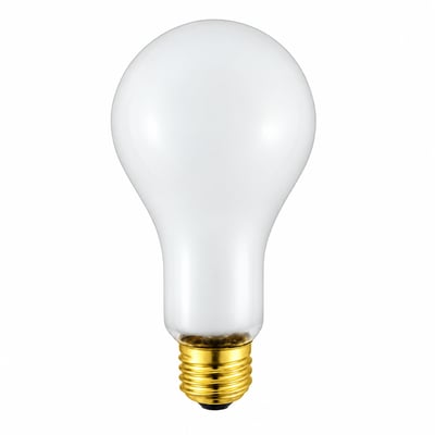 150ARS/TF 130V 150W Frosted Glass A21 TUFF-COAT (TEFLON) Shatter Containment 150ARS/TF 130V 150W Frosted Glass A21 TUFF-COAT (TEFLON) Shatter Containment - Norman Lamps