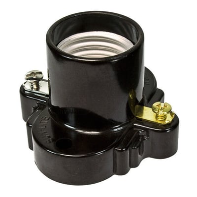 MEDIUM BASE LAMP SOCKET Satco Brand Phenolic Composition
