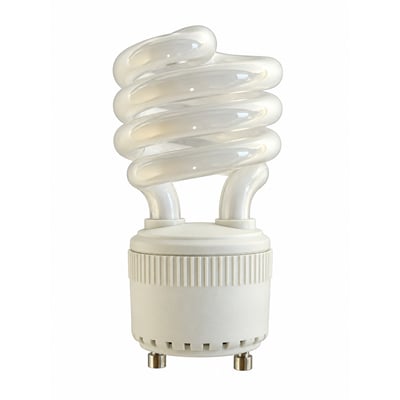 ESGU24-13W-WW - 13Watt 900 Lumens - GU24 13W E26 Spring CFL - 27K Warm White 2700K - Sprial Twist GU24 13 Watt - Medium Base CFL ESGU24-13W-WW - 13Watt 900 Lumens - GU24 13W E26 Spring CFL - 27K Warm White 2700K - Sprial Twist GU24 13 Watt - Medium Base CFL - Norman Lamps