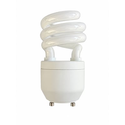ESGU24-13W-WDIM - 13Watt 900 Lumens Dimmable - GU24 13W E26 Spring CFL -  27K Warm White 2700K - Sprial Twist GU24 13 Watt - Medium Base CFL