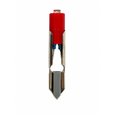 LED24E2R-ACDC - 24v ACDC - RED LED - T2 Telephone Slide #2, 24x, 24e Types - Norman Lamps