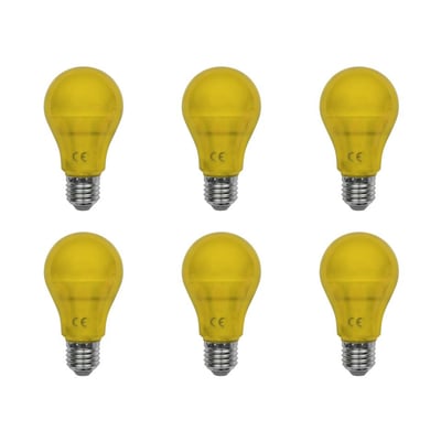LED-A19-5W-YELLOW 6PK LED-A19-5W-YELLOW 6PK