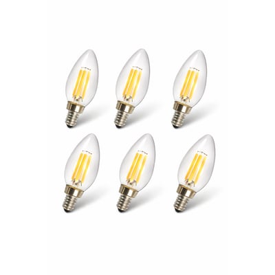 LED-FB10CTC5W3K (6PACK) Warm-White 3000K - Chandelier Decorative - 500 Lumens 6 PACK - Norman Lamps