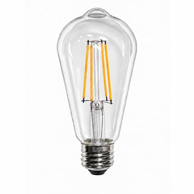 410 Lumens 5 Watt 2700K LED ST57 Filament Light Bulb E26 Medium Base LED-NOS1910-5W 410 Lumens 5 Watt 2700K LED ST57 Filament Light Bulb E26 Medium Base LED-NOS1910-5W - Norman Lamps