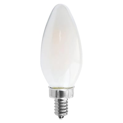 LED-FB10CTFD5.2 120V 5.2W 2700K E12 Soft White Glass - Norman Lamps