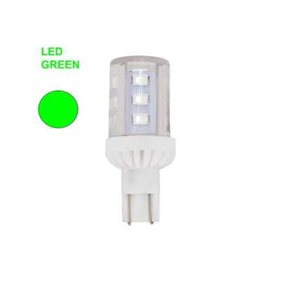W921-10-30V-Green LED T5 Wedge Base