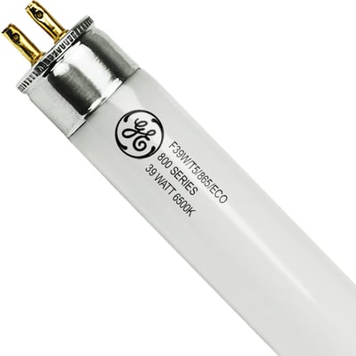 F39W/T5/865  GE Brand 46748 - Fluorescent T5 Tube 34 Inch - 6500K -  Min Qty 4pcs - Norman Lamps
