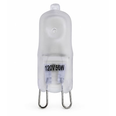 Q50G9-120V-FR Halogen Bulb 120V 50W Frosted Glass - Norman Lamps