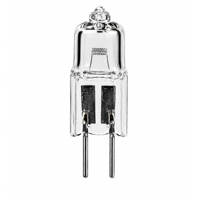 JC-0615 Halogen Bulb 6V 15W G4 Pin Base Clear Glass - Norman Lamps