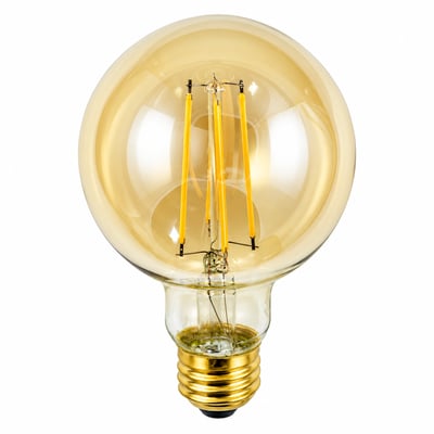 740 Lumens 8 Watt 2400K LED G25 Filament Globe Light Bulb E26 Medium Base Dimmable 120V LED-FG25-8W-24K
